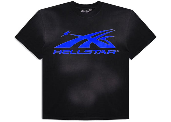 HELLSTAR Gel Sport Logo T-Shirt Royal BLUE/BLACK