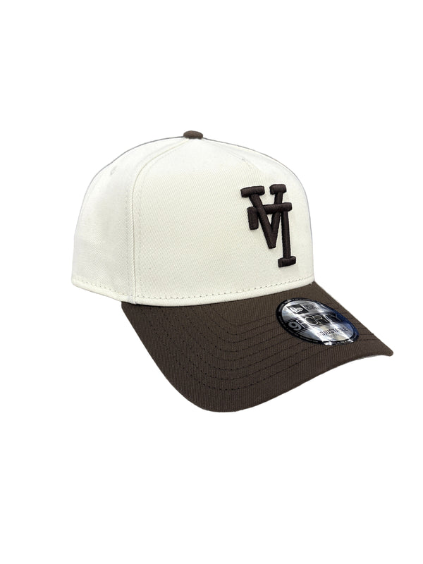 New Era 9Forty A-Frame Upside Down LA Dodgers Beige/Chocolate Brown Dodgers Stadium