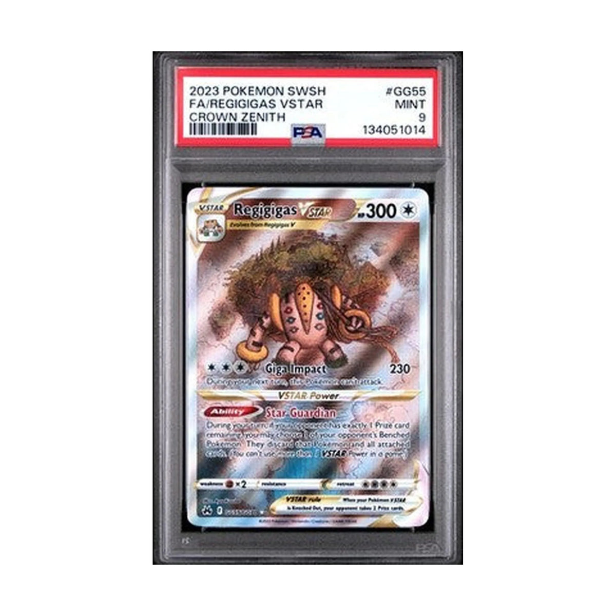 2023 Pokemon SWSH FA/REGIGIGAS VSTAR CROWN ZENITH PSA 9