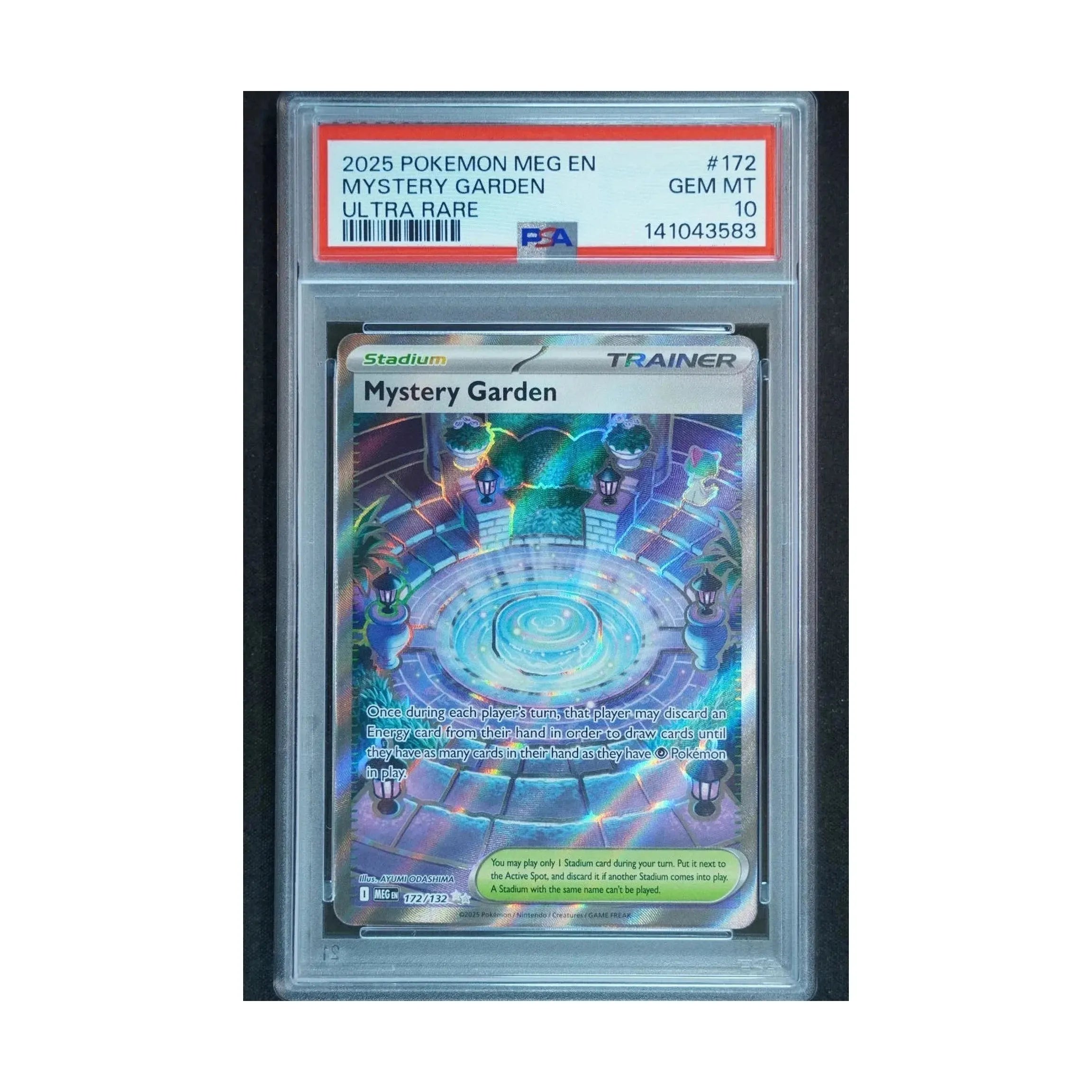 2025 Pokémon Meg En Mystery Garden Ultra Rare PSA 10