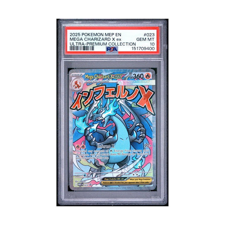 2025 Pokémon Mep En Mega Charizard X EX