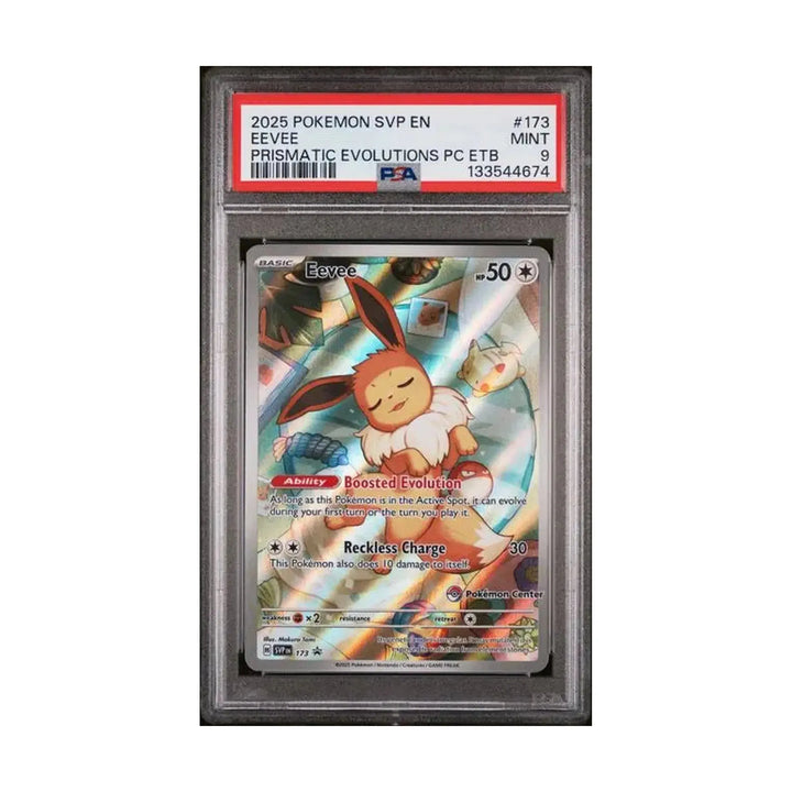 2025 Pokemon SVP EN EEVEE Prismatic Evolutions P.C. ETB PSA 9