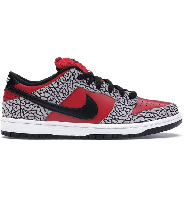 Nike SB Dunk Low Supreme Red Cement (2012)