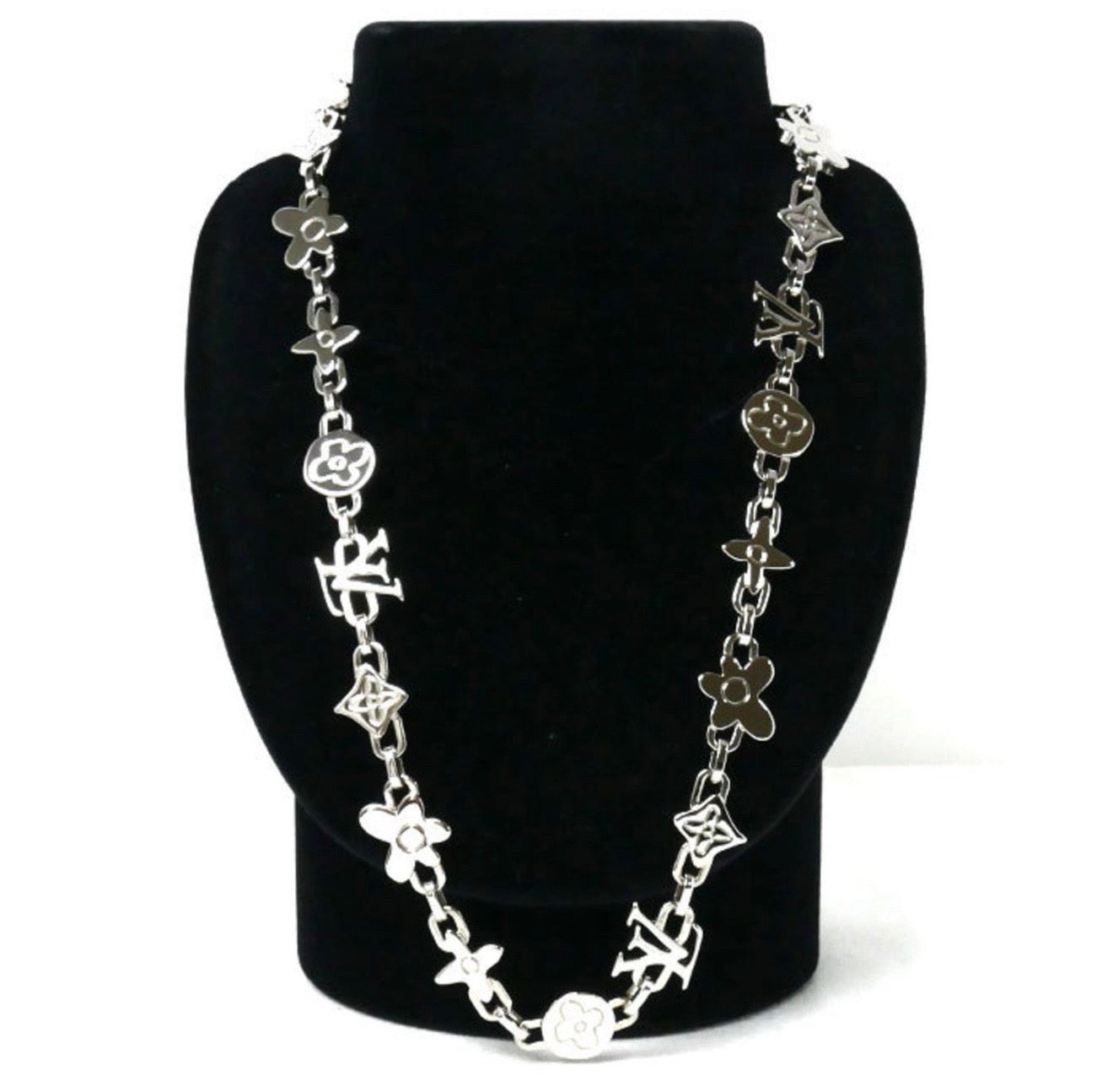 Louis Vuitton Metal Monogram Craggy Necklace