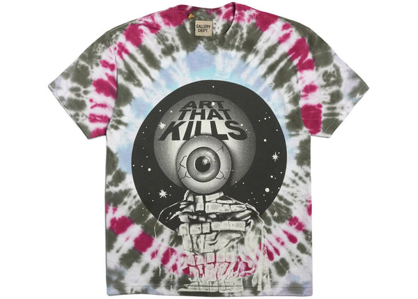 Gallery Dept Totally rod T-Shirt Cropped Tie dye