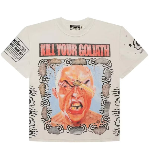 Hellstar Kill Your Goliath T-Shirt White