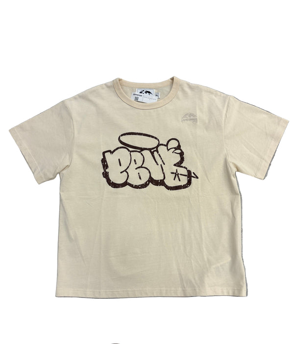 Pierre Bassene 'PBW' Graffiti T-shirt - Butter Yellow