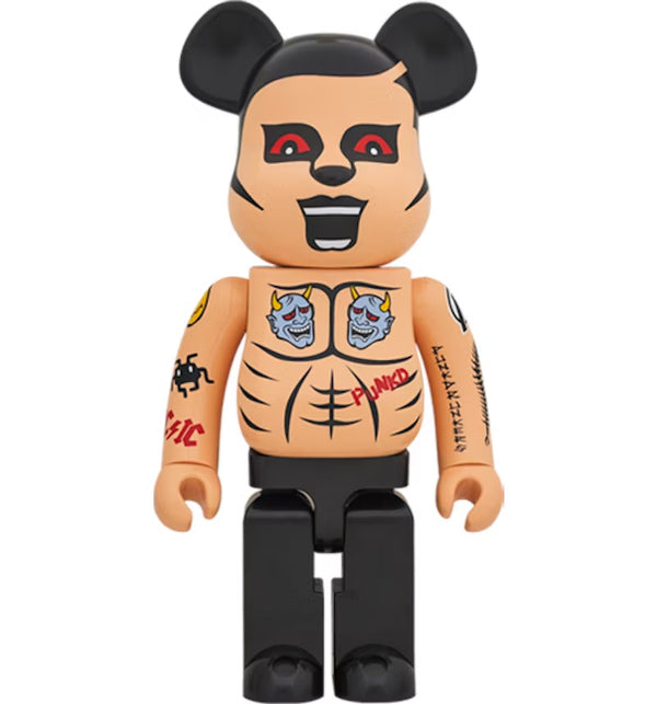 Bearbrick Punk Drunkers Tattoo Guy 1000% Multi