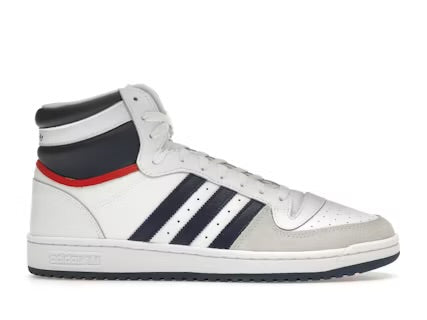 adidas Top Ten Hi White Navy Red