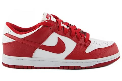 Nike Dunk Low White Championship Red (GS)