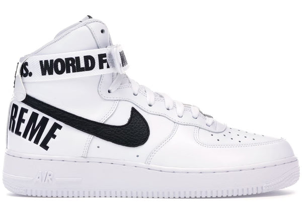 Nike Air Force 1 High Supreme World Famous White