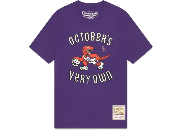 OVO Mitchell and Ness ‘95 Raptors Draft Day T-Shirt Purple