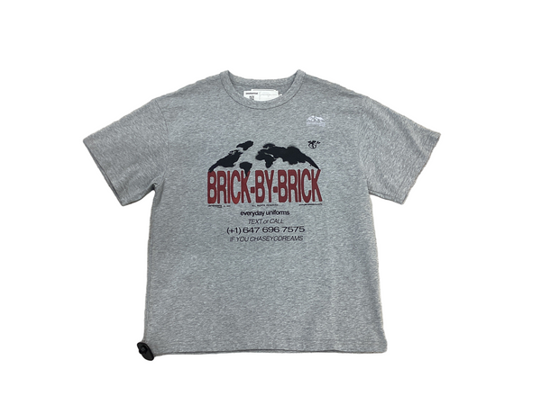 Pierre Bassene World Brick℗ Hotline T-shirt Heather Grey