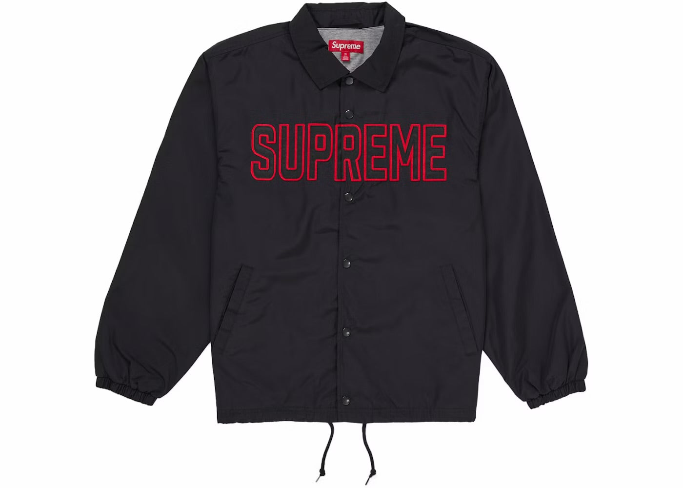 Supreme Spellout Coaches Jacket Black