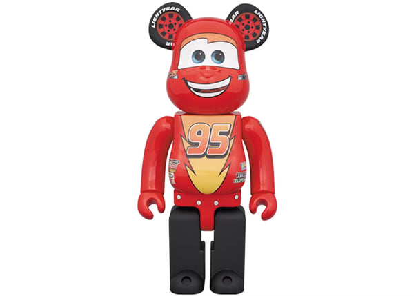 Bearbrick x Disney Pixar Lightning McQueen 1000%