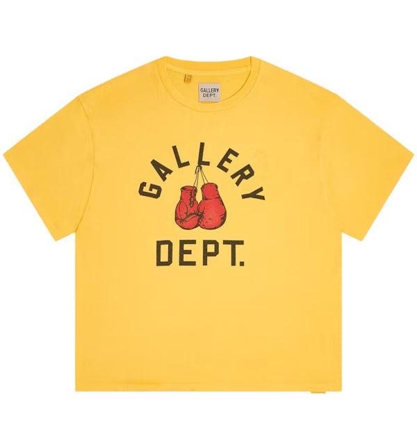 Gallery dept. Boxing Merch T-Shirt Yellow