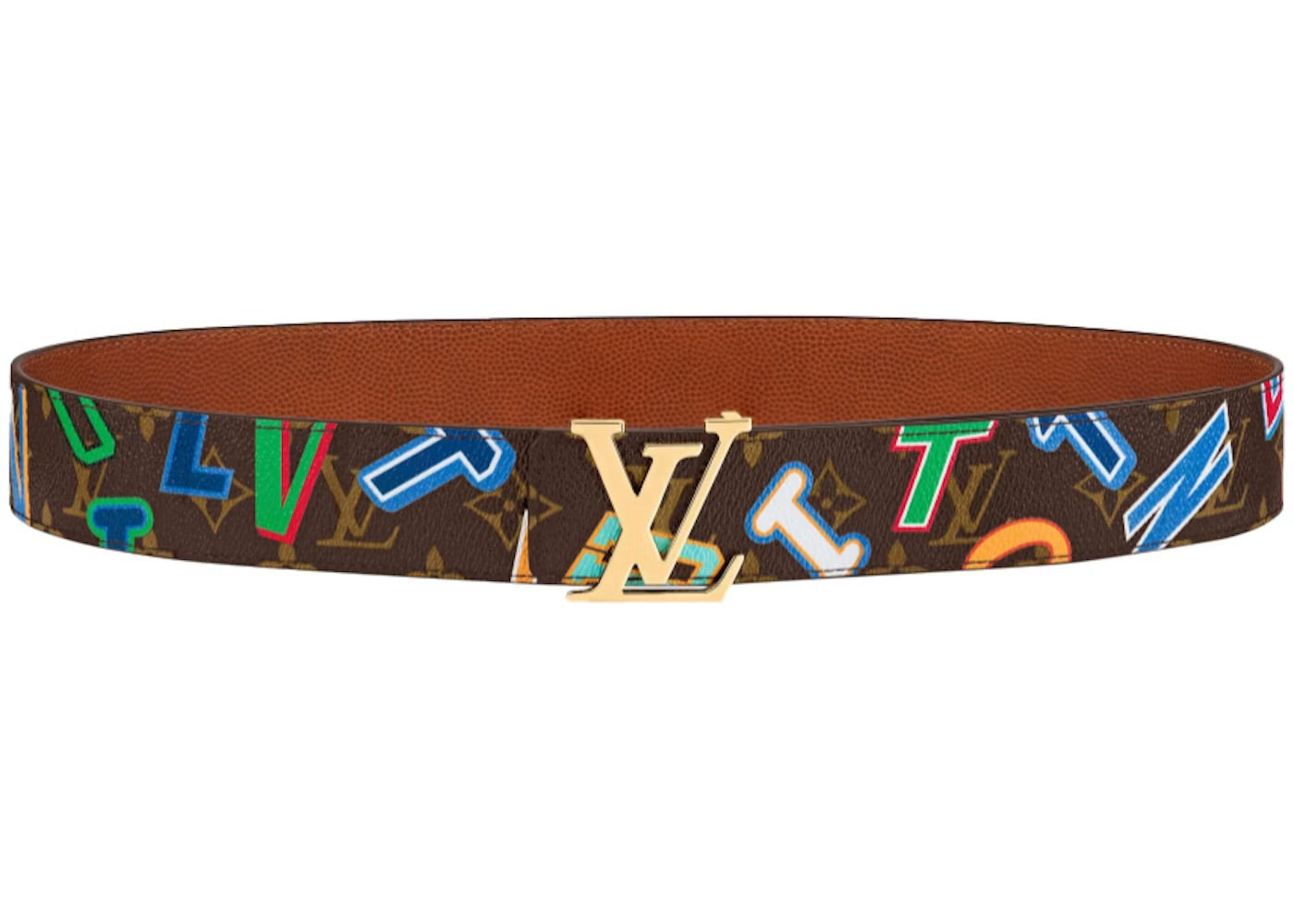 Louis Vuitton x NBA LV initials Reversible Belt 40MM Monogram Brown