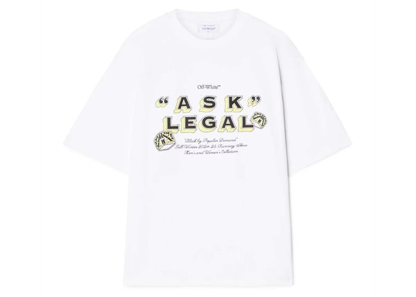 OFF-WHITE “Ask Legal” Show Tee White