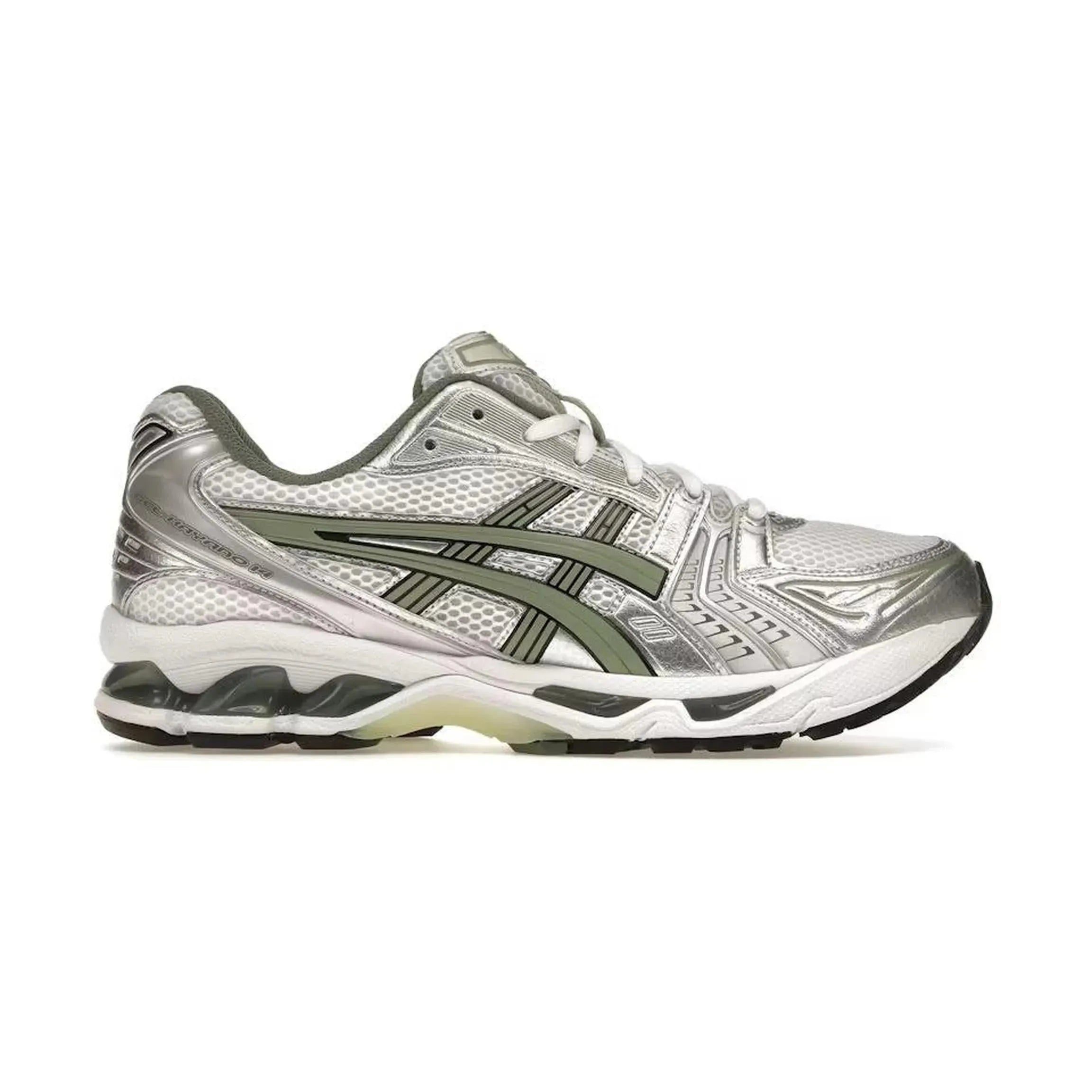 ASICS Gel-Kayano 14 White Pure Silver Slate Grey Sage