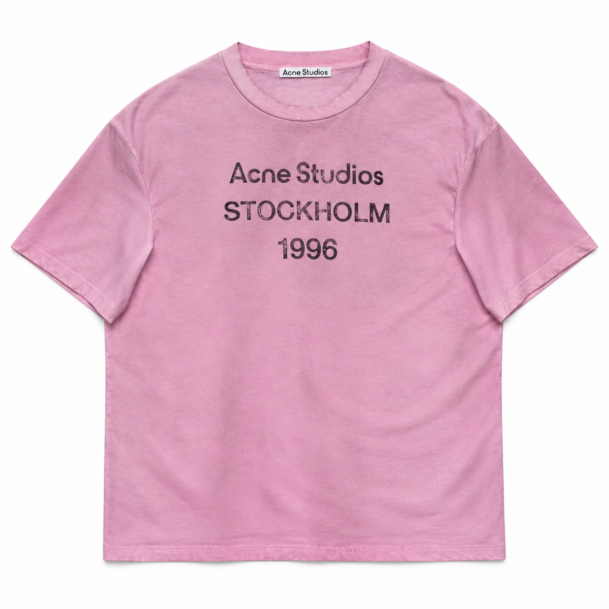 Acne Studios Stockholm 1966 Logo T-shirt Cotton Candy