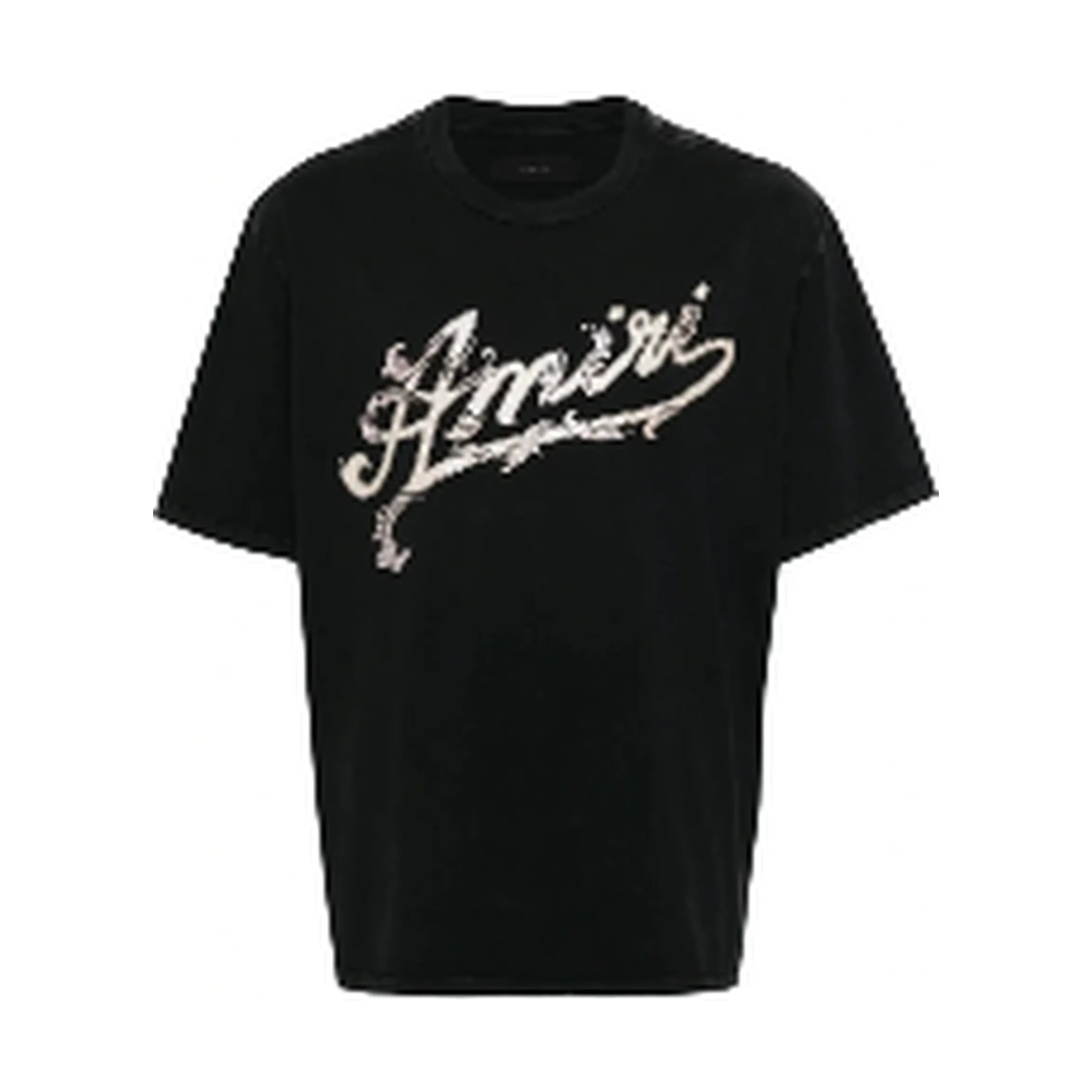 Amiri Filigree Logo Black T-Shirt