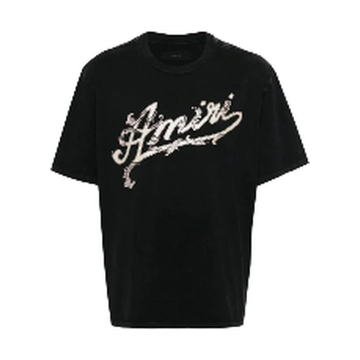 Amiri Filigree Logo Black T-Shirt