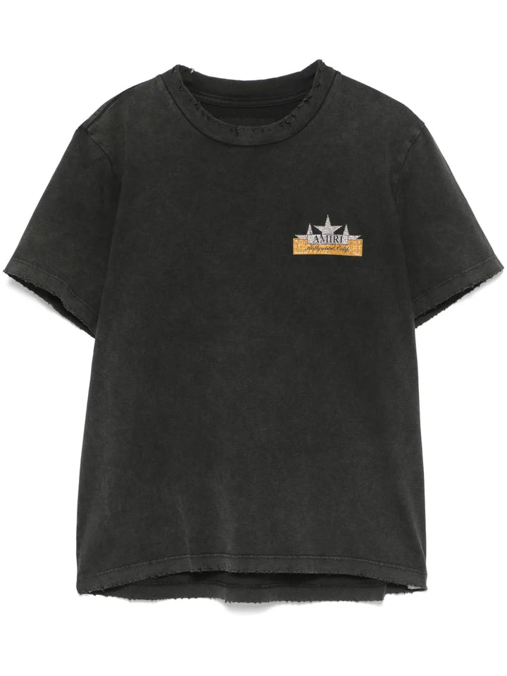 Amiri Vintage Crystal Star Tee Black