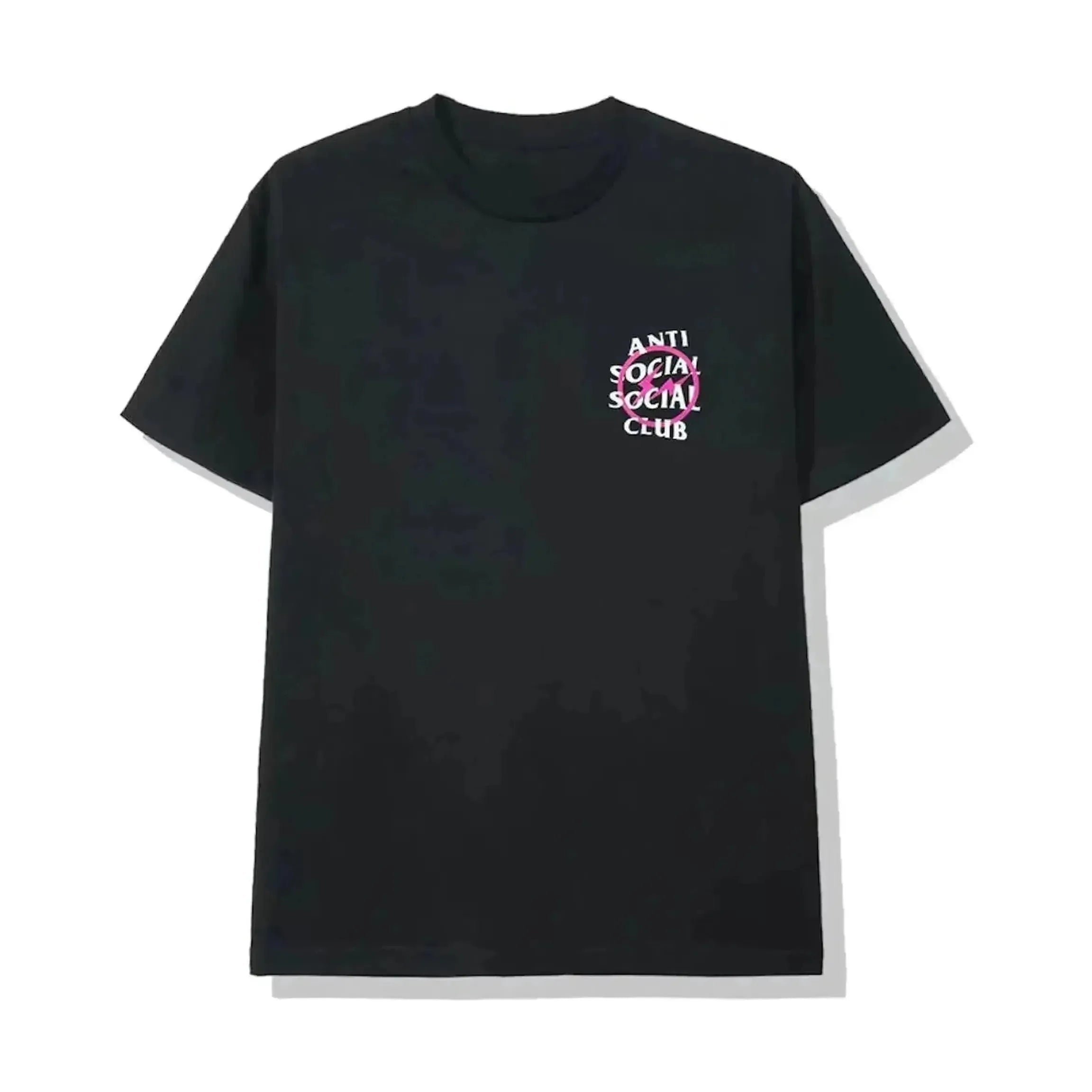Anti Social Social Club x Fragment T-Shirt Black Pink