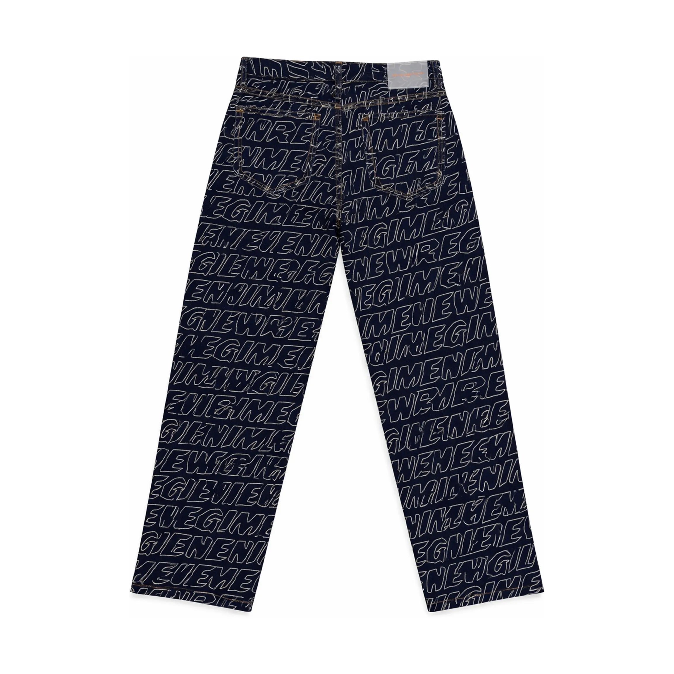 New Regime Baggy Mono Denim Jeans Indigo