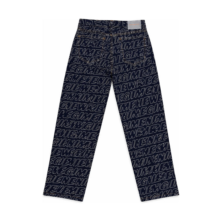 New Regime Baggy Mono Denim Jeans Indigo