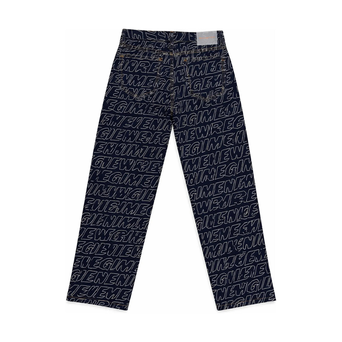 Atelier New Regime Baggy Mono Denim Jeans Indigo
