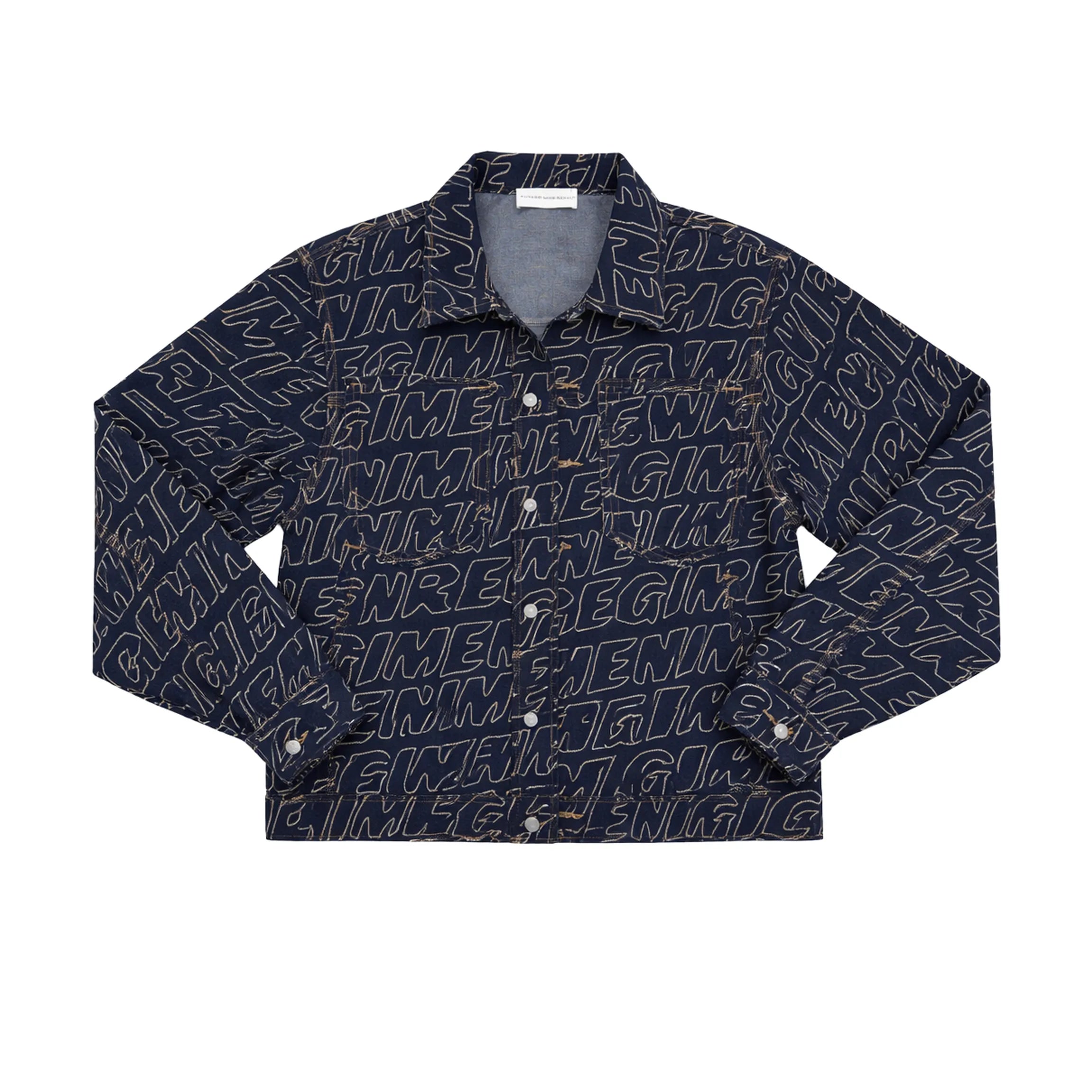 New Regime Variant Mono Denim Jacket indigo