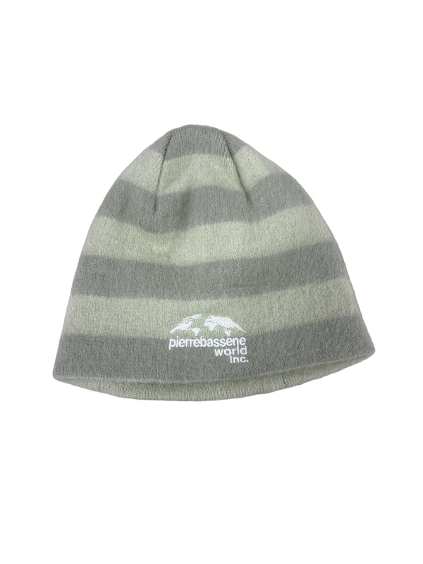 Pierre Bassene World Stripped Mohair Beanies℗ Sage