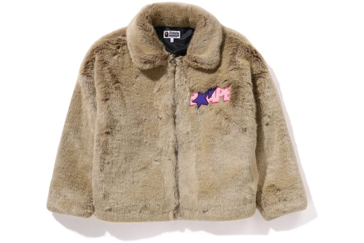 Bape x Don Toliver Faux Fur Jacket
