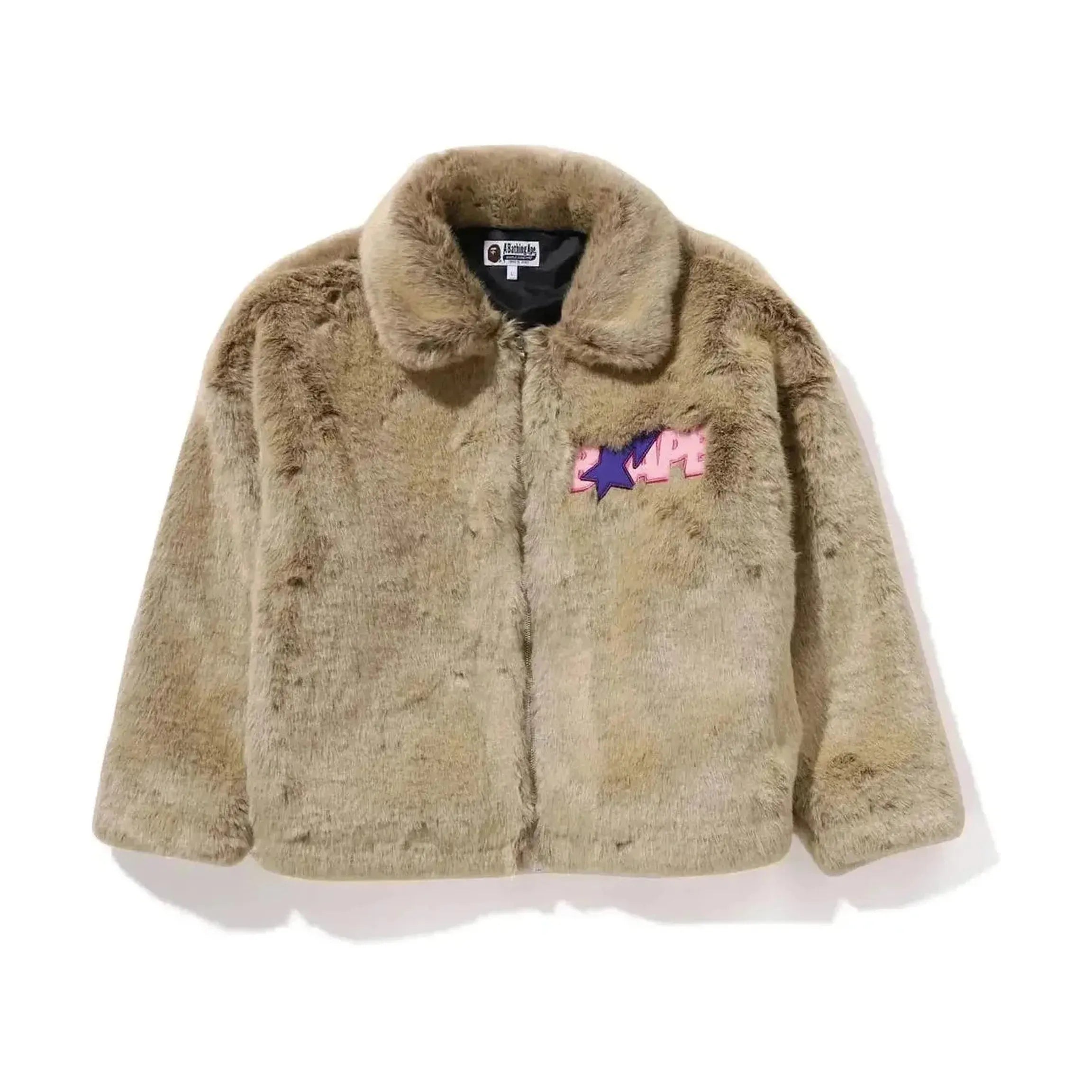 Bape x Don Toliver Faux Fur Jacket