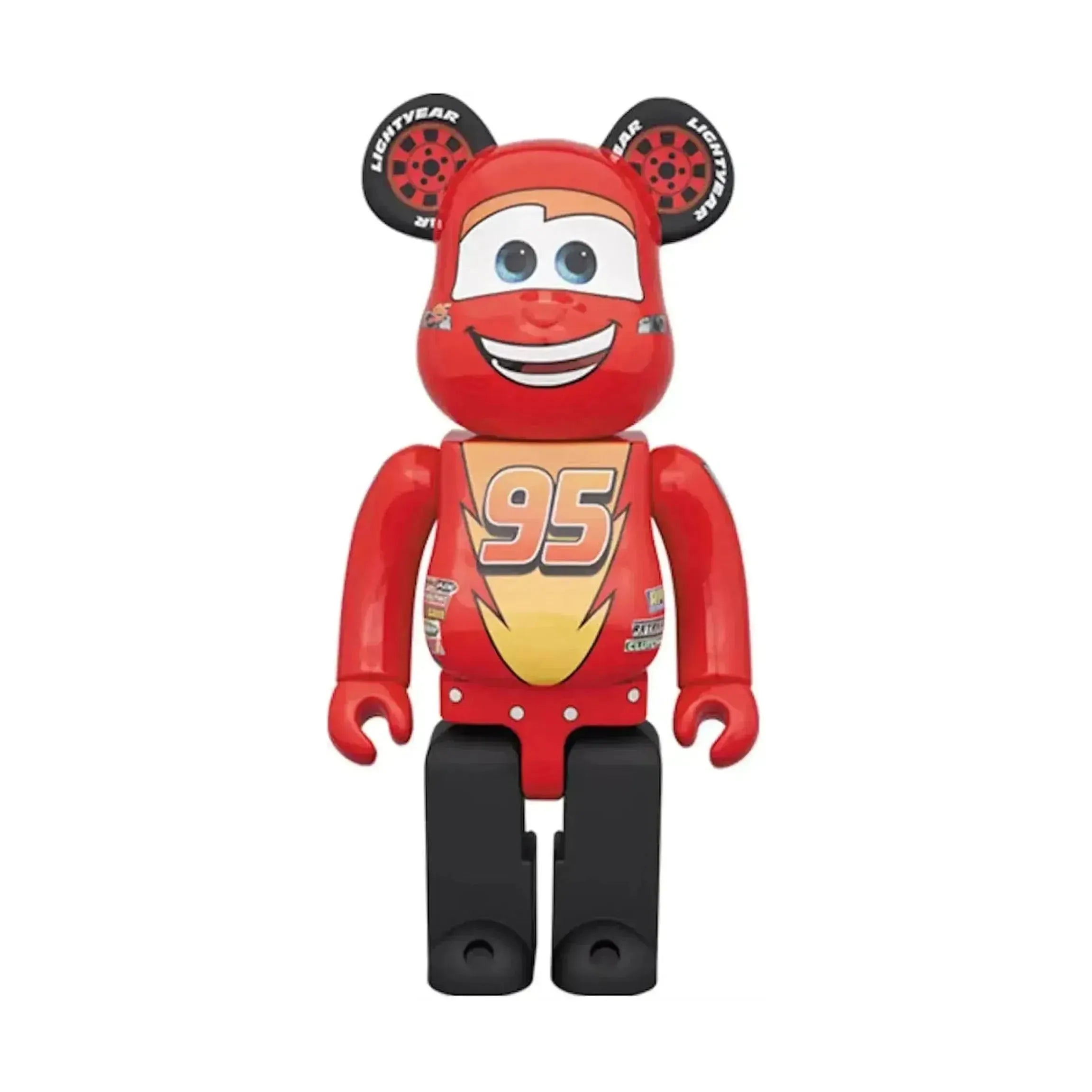Bearbrick x Disney Pixar Lightning McQueen 1000%