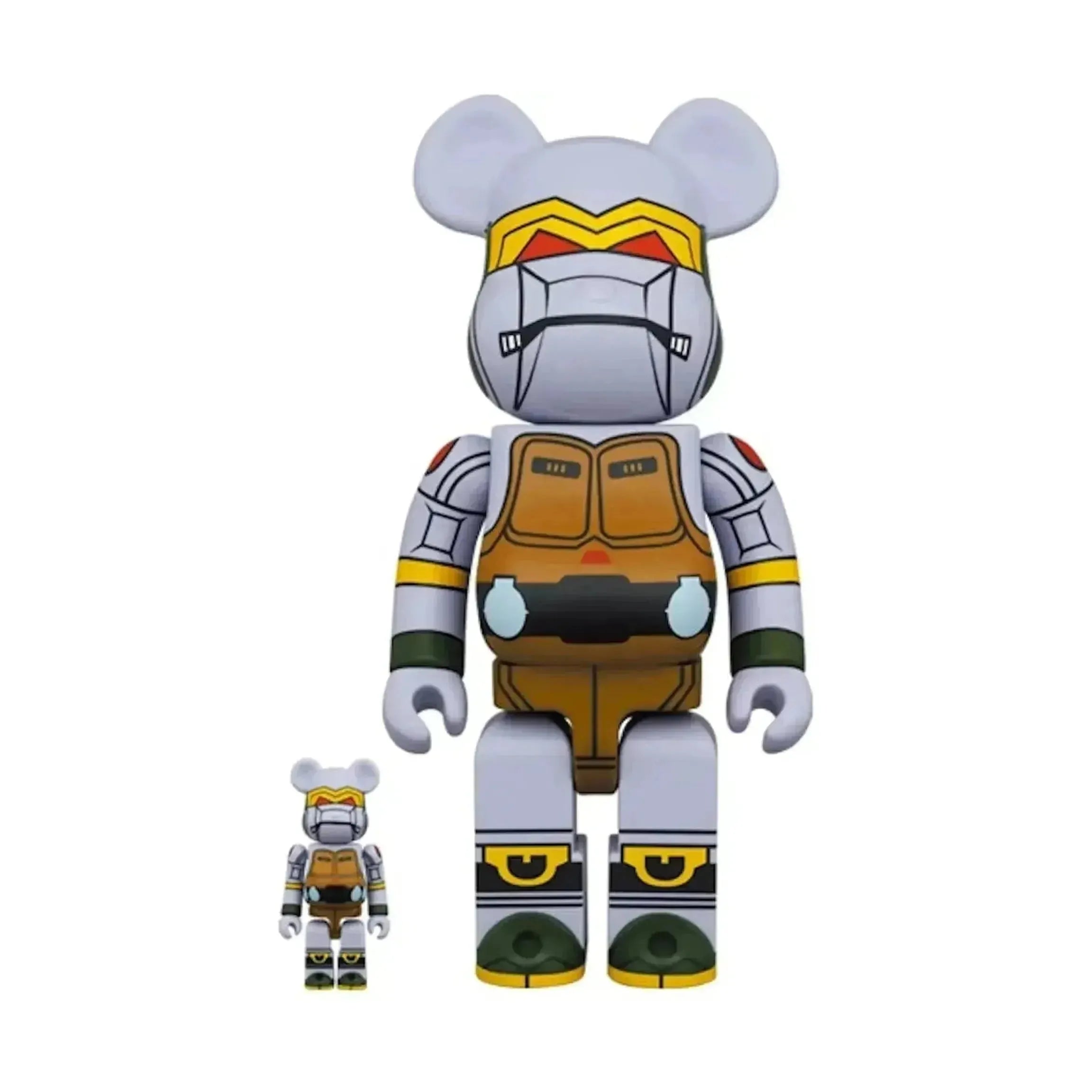 Bearbrick x Teenage Mutant Ninja Turtles Metalhead 100% & 400% Set