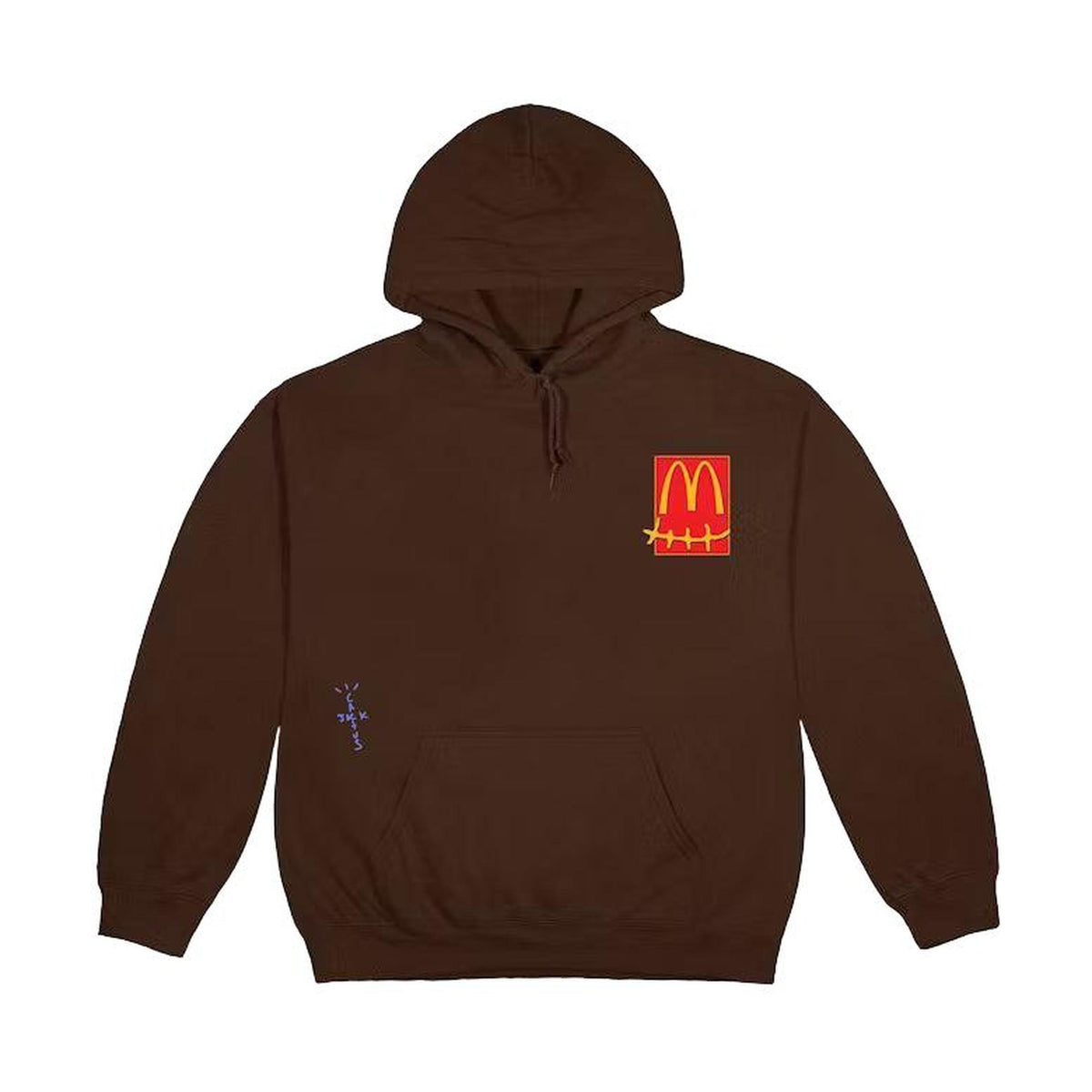 Cactus Jack by Travis Scott x McDonald's Sticker Brown Hoodie