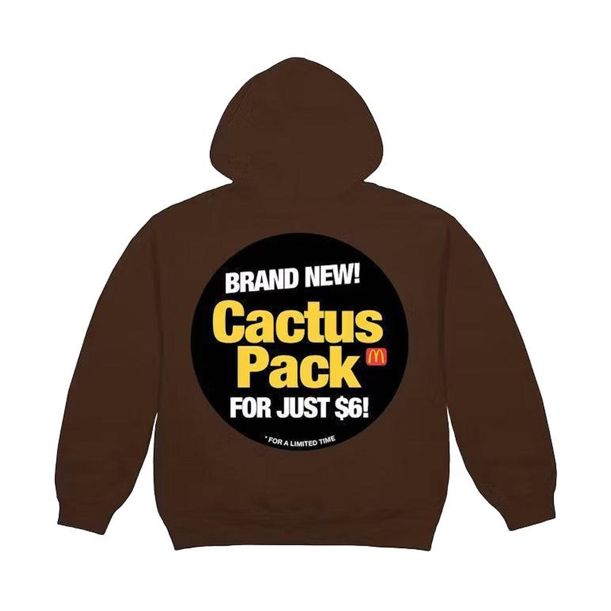 Cactus Jack by Travis Scott x McDonald's Sticker Brown Hoodie
