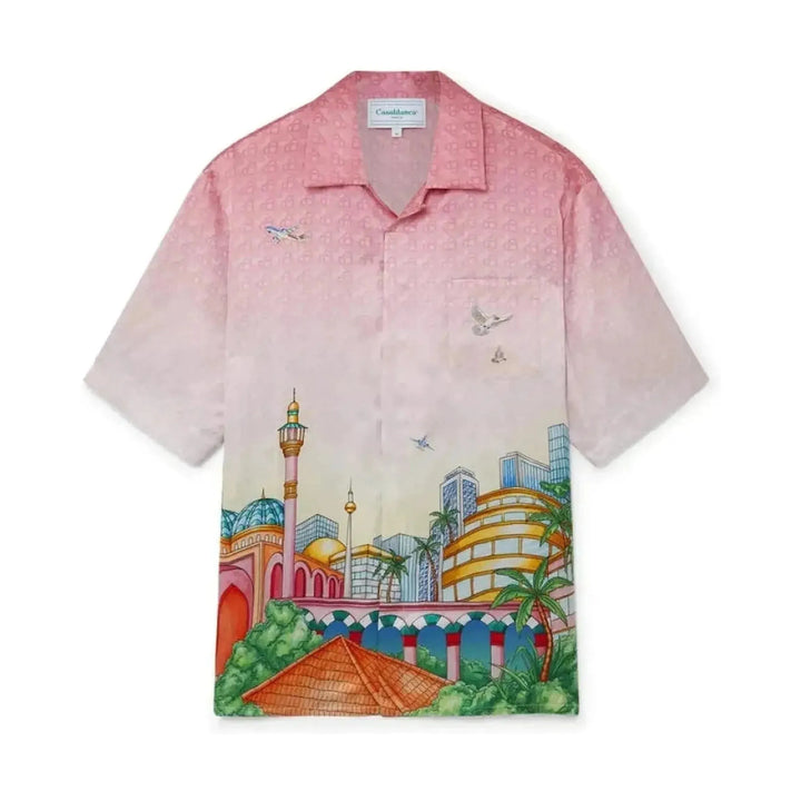 Casablanca « Morning City View » Silk Shirt
