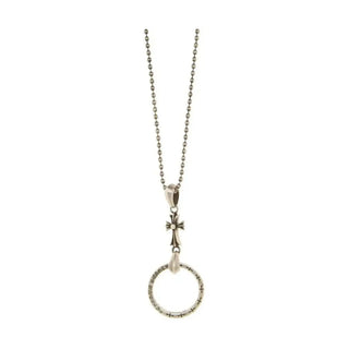 Chrome Hearts Eyewear Silver Fleur Look necklace/Chain