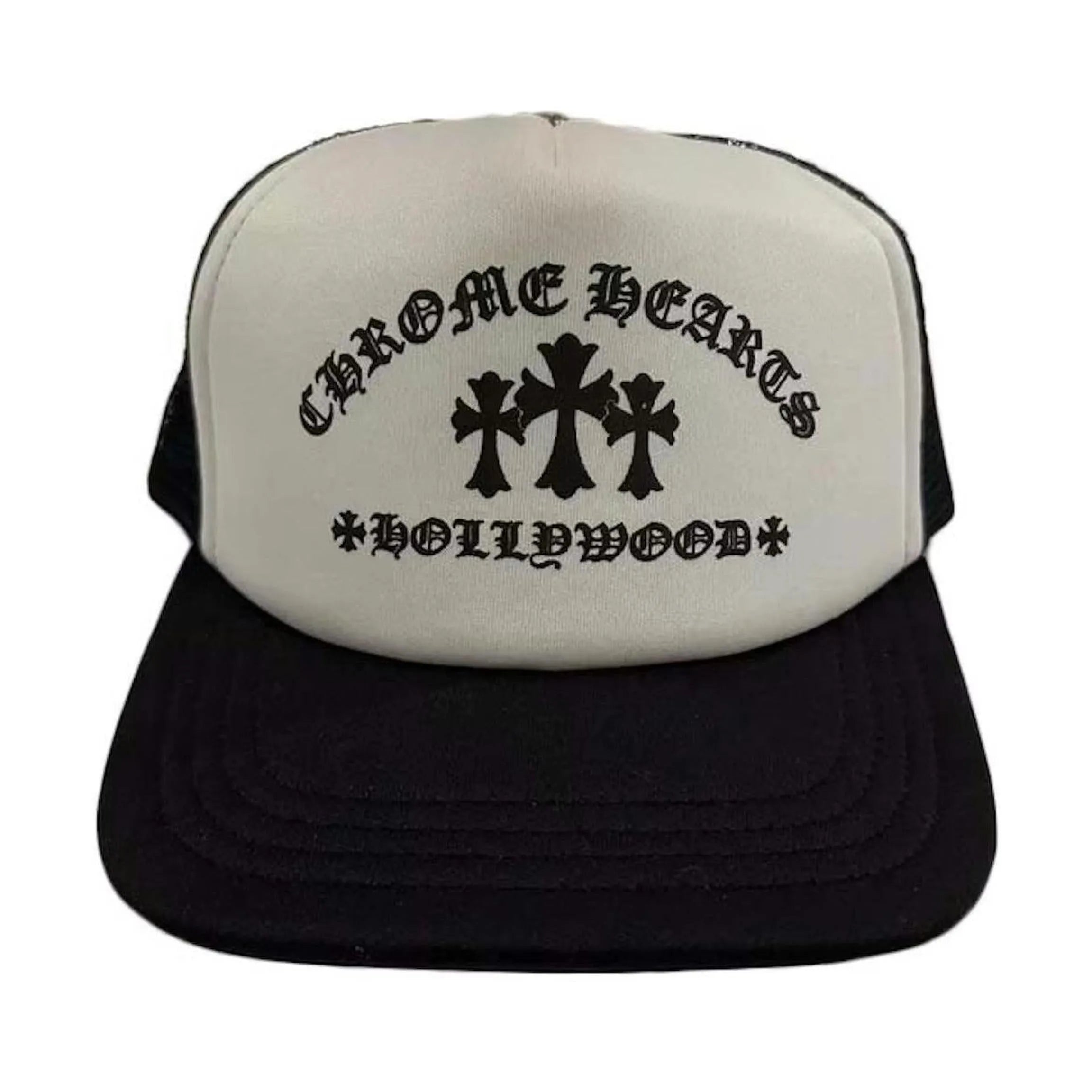Chrome Hearts Hollywood Cross King Taco Trucker Cap