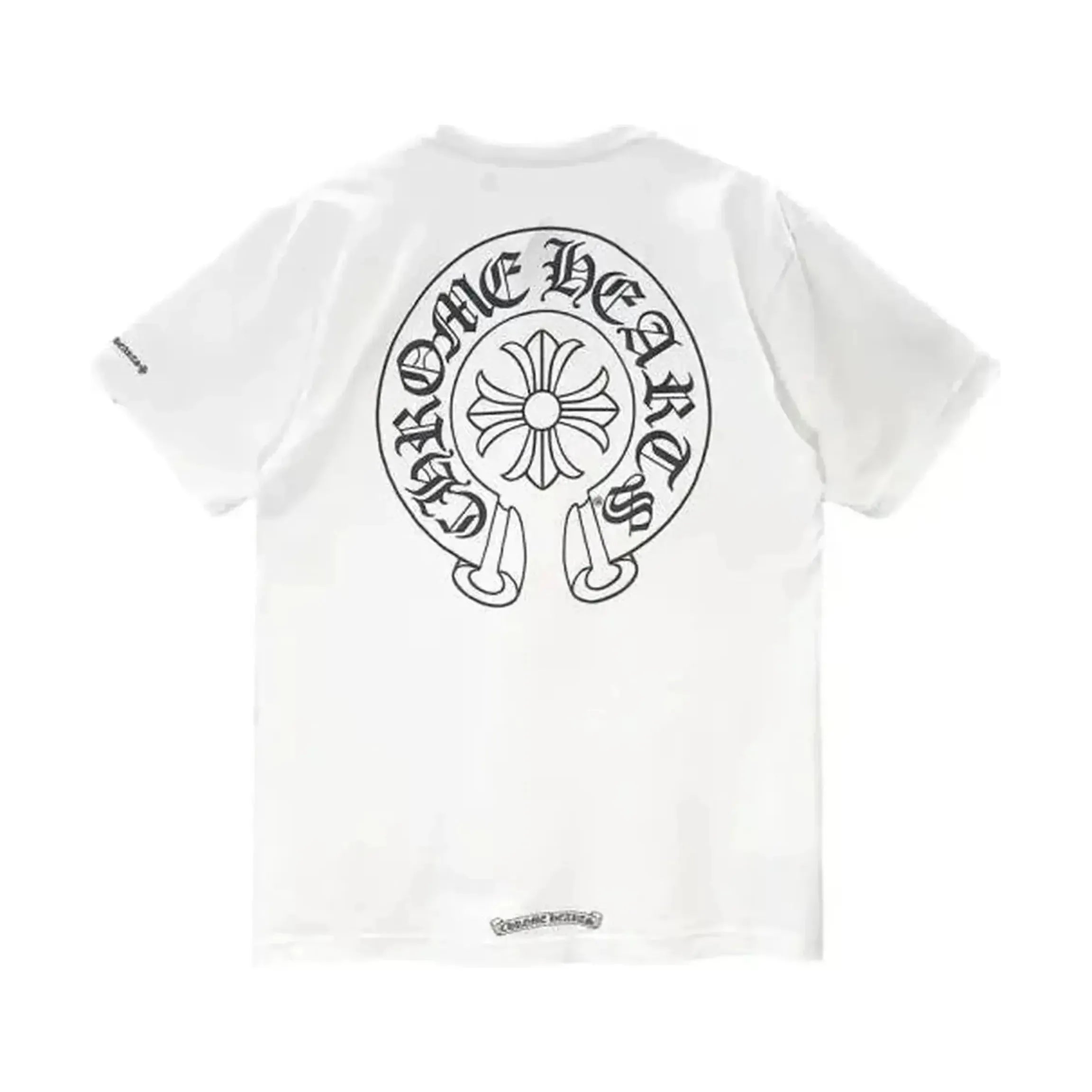 Chrome Hearts Horse Shoe Logo Pocket Tee White