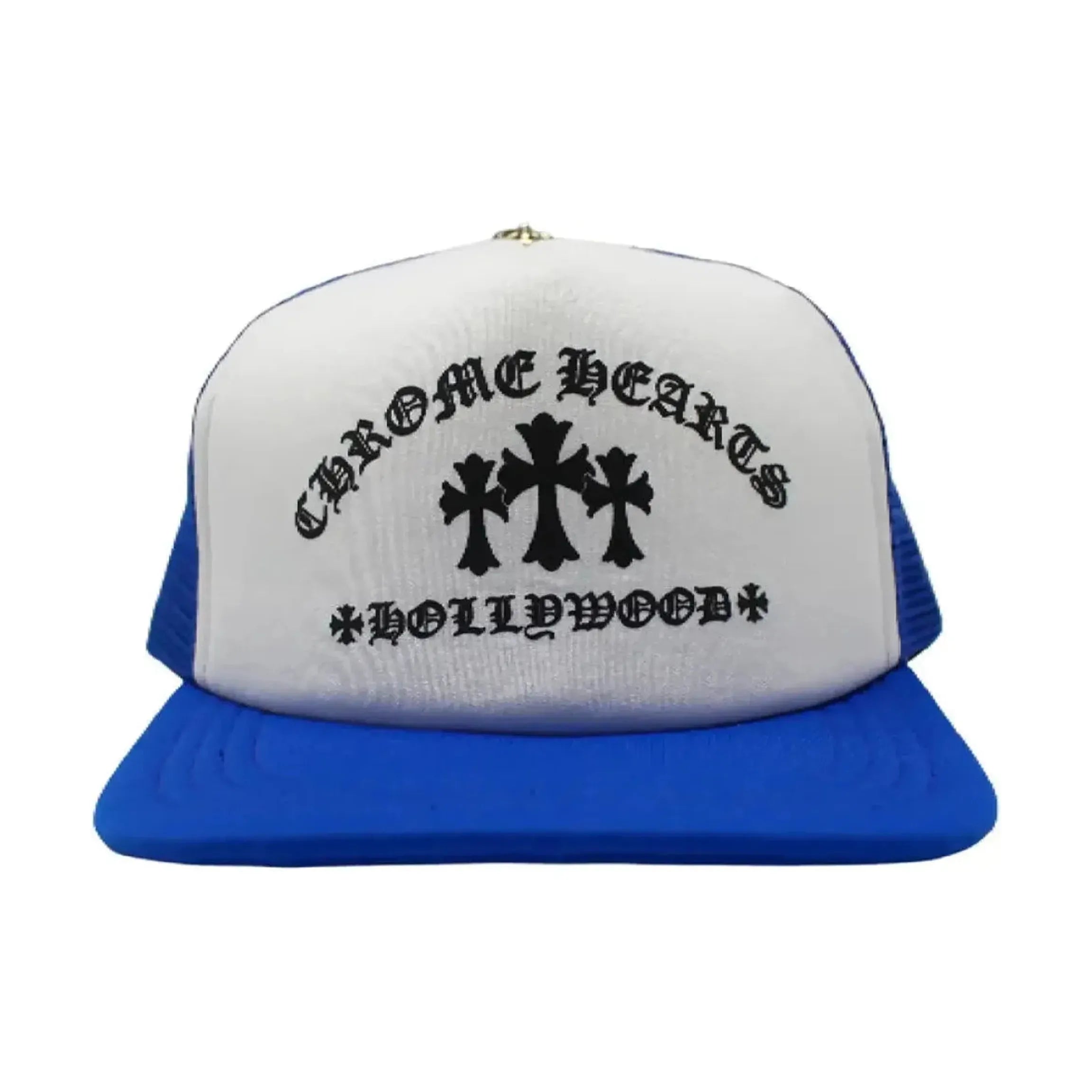 Chrome Hearts King Taco Trucker Hat Blue/White