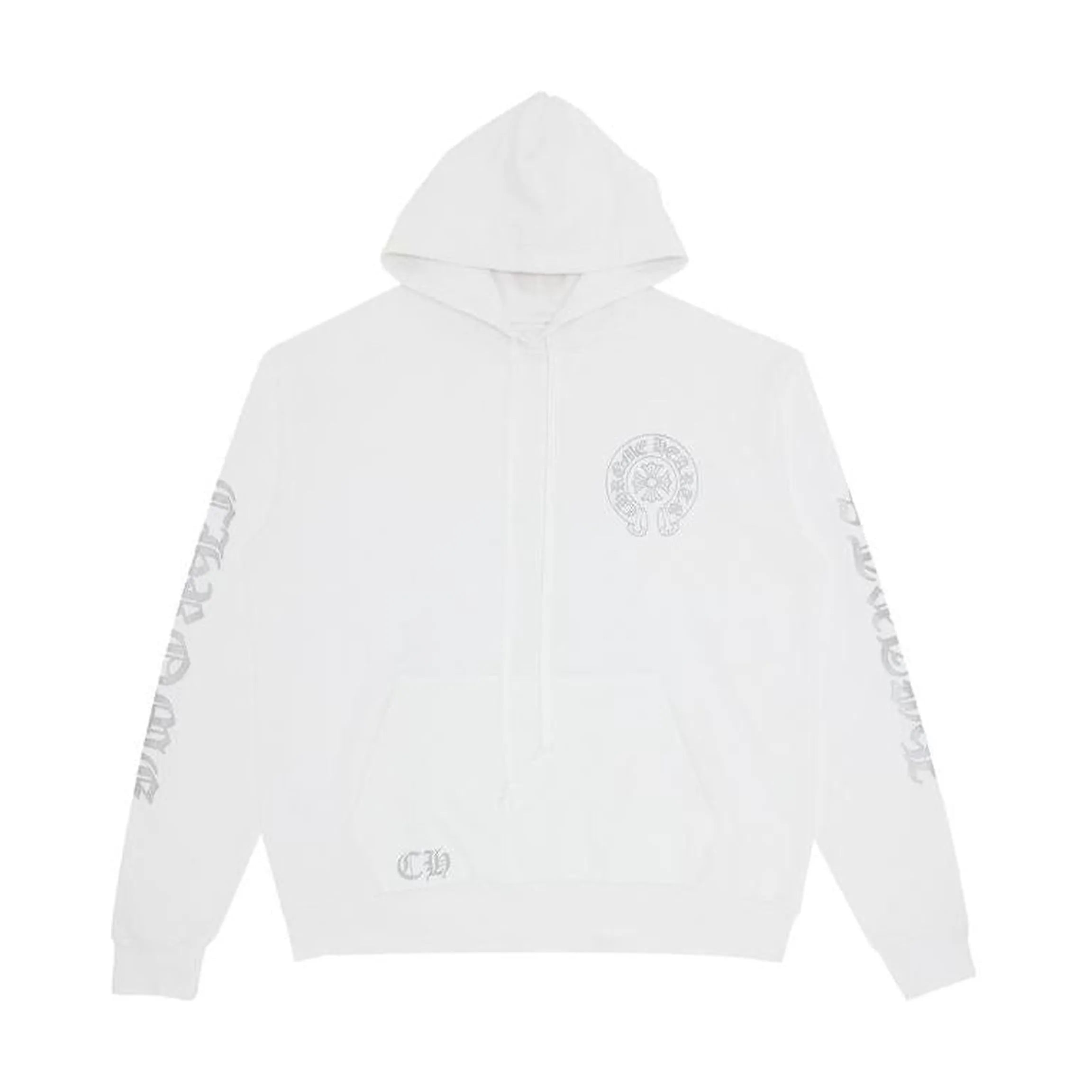 Chrome Hearts Miami Exclusive Chrome Hoodie 'White/Grey'