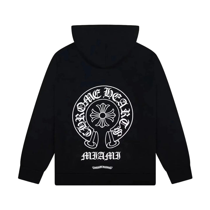 Chrome Hearts Miami Exclusive Horseshoe Zip Up Hoodie