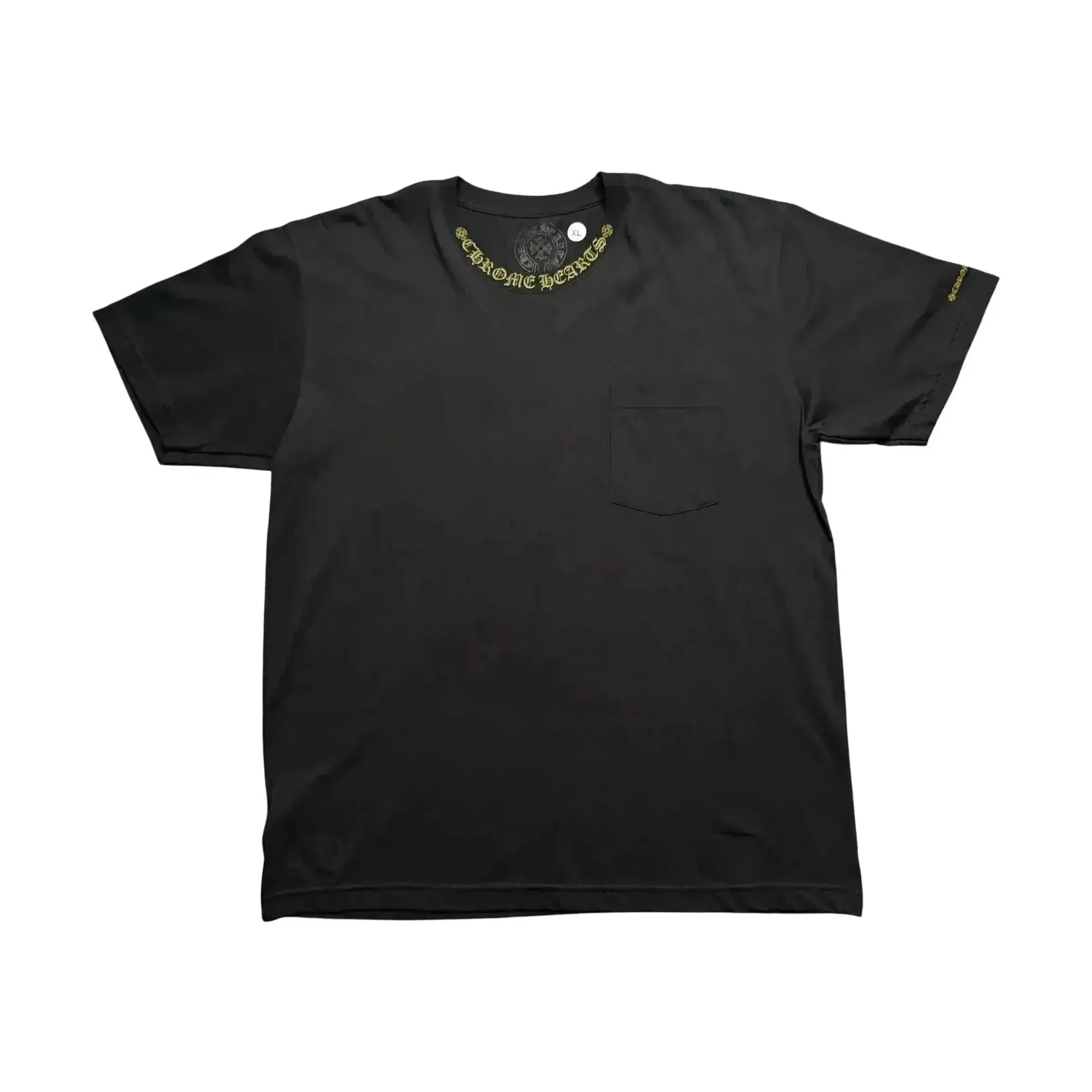 Chrome Hearts Neck Logo T-Shirt Black/Army Green