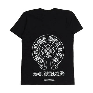 Chrome Hearts St Barth Exclusive Horseshoe Black T-Shirt