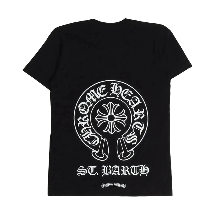 Chrome Hearts St Barth Exclusive Horseshoe Black T-Shirt