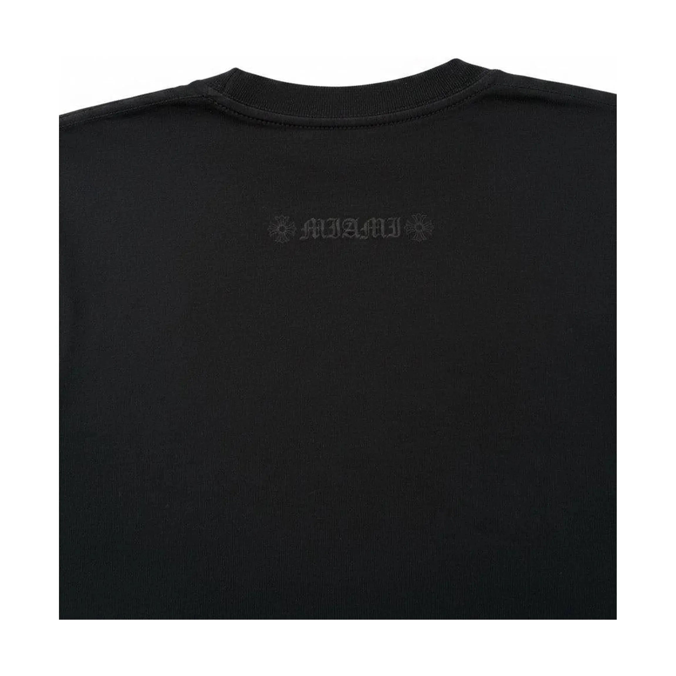 Chrome Hearts Vertical Logo Miami Black Long Sleeve